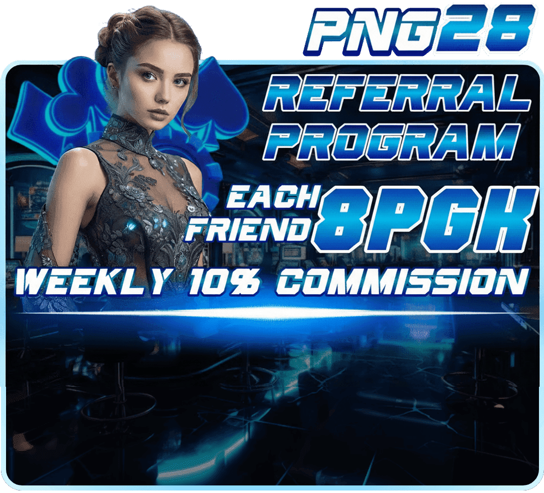 PNG28 Referral Program – 8 PGK per friend, weekly 10% commission